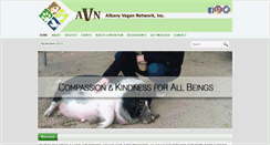 Desktop Screenshot of albanyvegan.org
